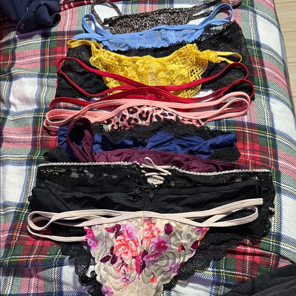 PINK Victoria's Secret Other - Colorful Lace and Satin Panty lot of 16
